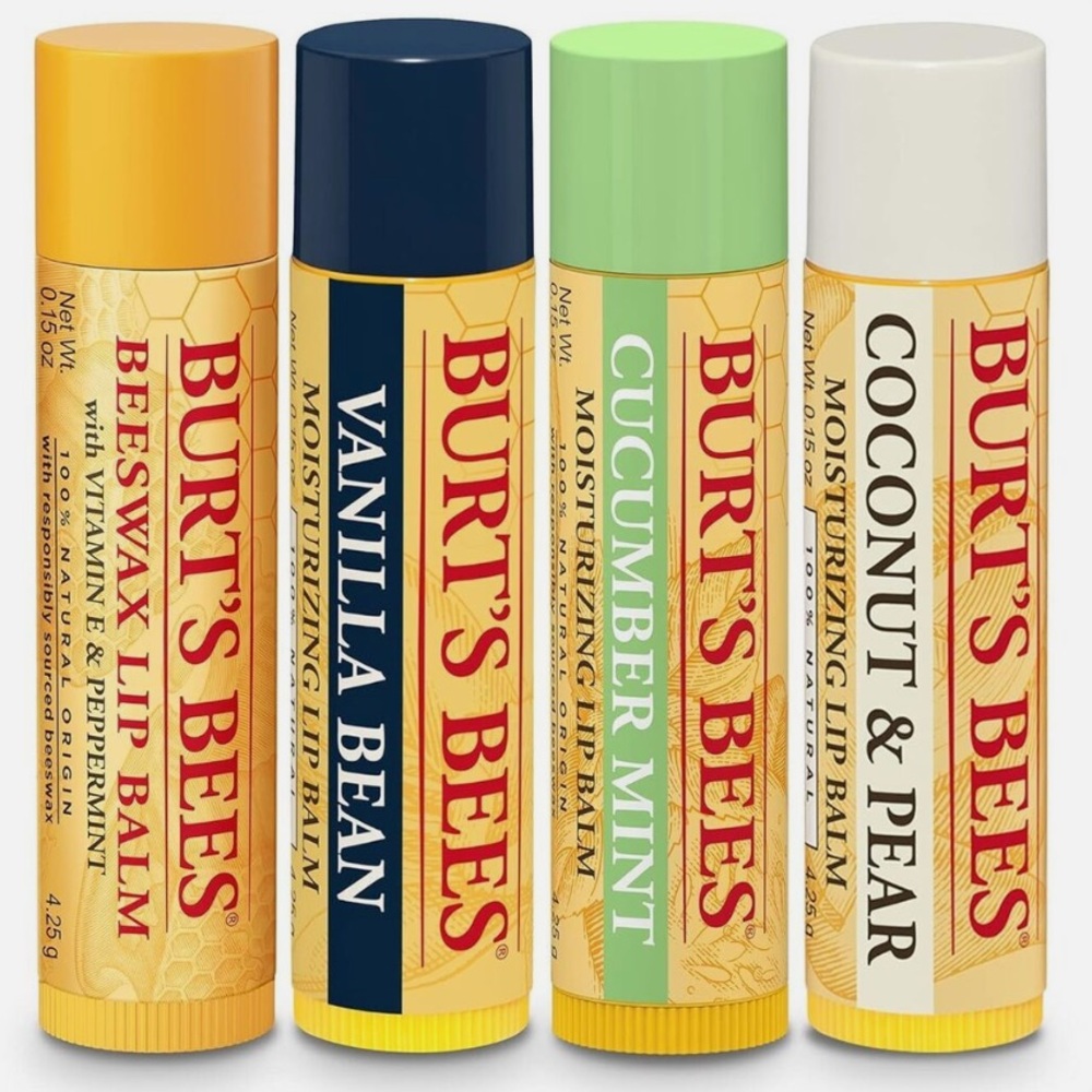 Burt’s Bees Lip Balms - Assorted 4 Pack Set - Picture 16 of 16